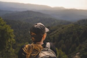 person walking confidently into new chapter after divorce resolution