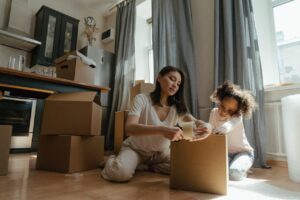 Parent happily settling into new home after relocation approval