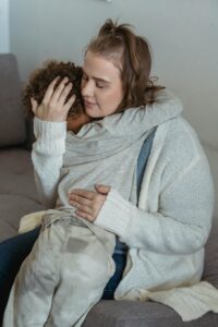 Parent enjoying quality time with child after custody agreement