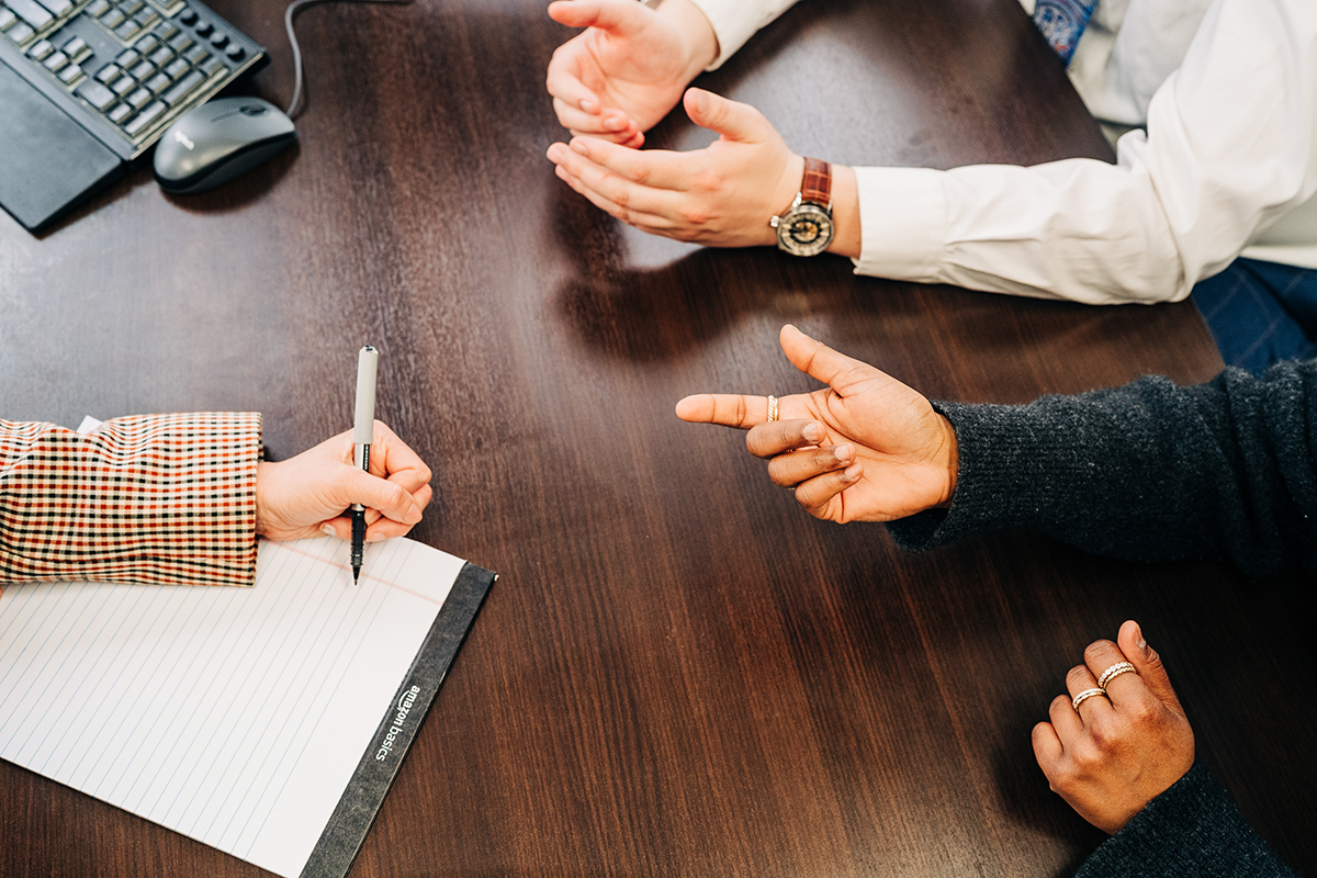 divorce attorney meeting to protect retirement at charot law colorado