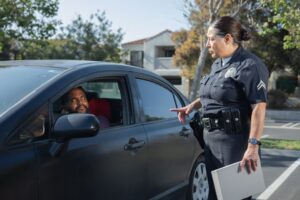 roadsides dui, person getting pulled over by police for dui